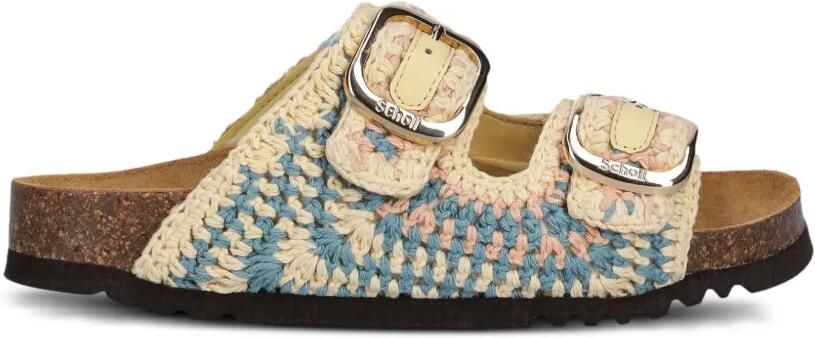 Scholl Noelle gehaakte sandalen Beige