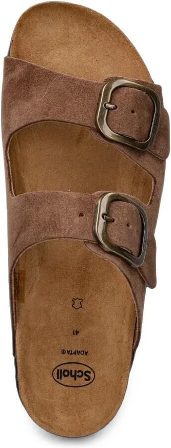 Scholl Noelle platte sandalen Bruin - Foto 4