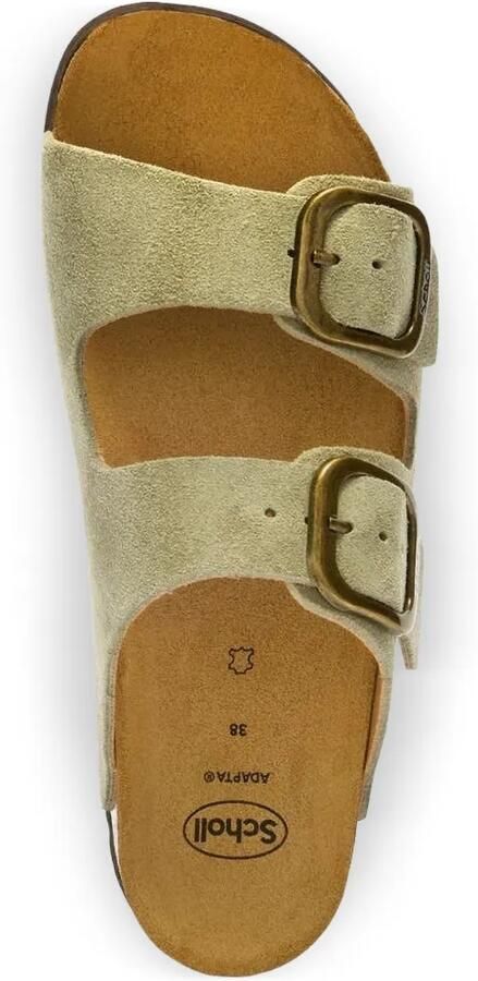 Scholl Noelle suède sandalen met gespsluiting Groen - Foto 3