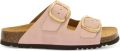 Scholl Noelle suède sandalen met gespsluiting Roze - Roze