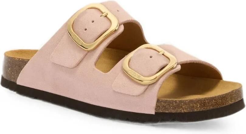 Scholl Noelle suède sandalen met gespsluiting Roze - Foto 3