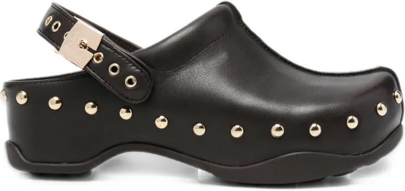 Scholl Pescura Phoebe stud-embellished mules Bruin
