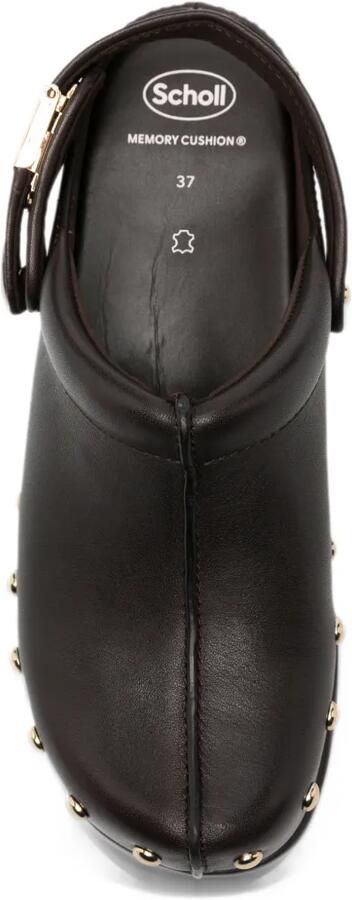 Scholl Pescura Phoebe stud-embellished mules Bruin - Foto 4