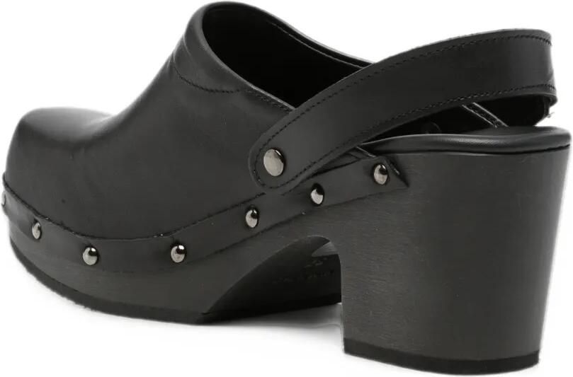 Scholl Pescura Robin studded leather mules Zwart - Foto 2