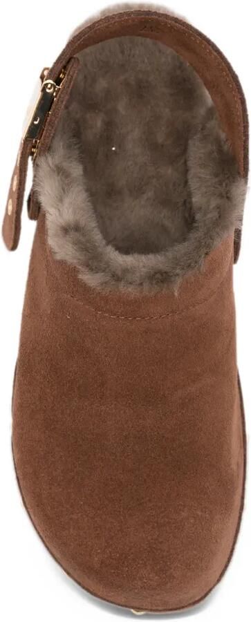 Scholl Pescura Robin studded suede mules Bruin - Foto 4