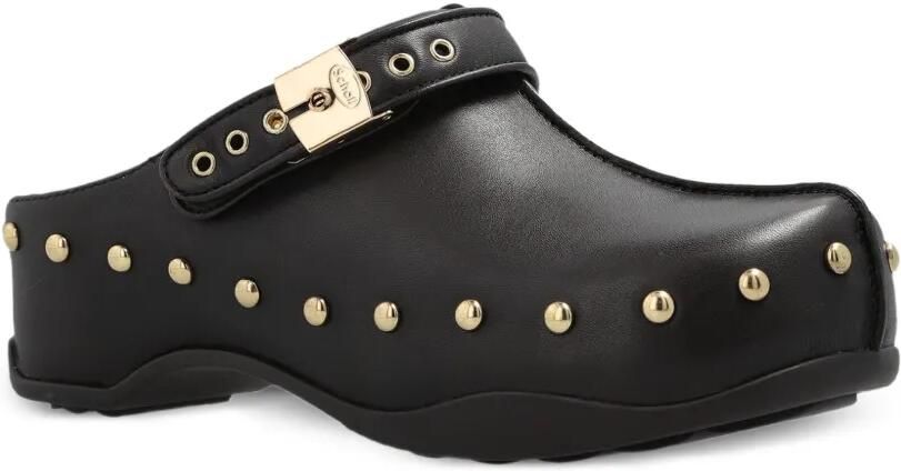 Scholl Phoebe stud-embellished mules Bruin - Foto 4