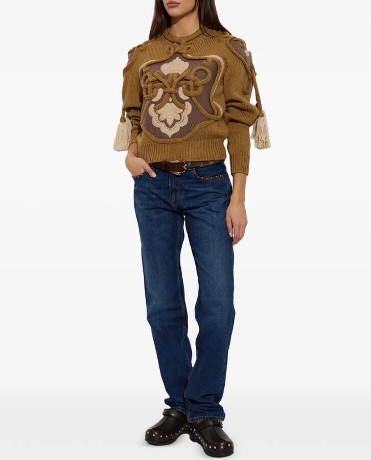 Scholl Phoebe stud-embellished mules Bruin - Foto 2