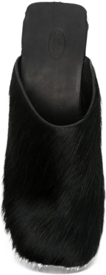 Scholl pony-leather mules Zwart - Foto 4