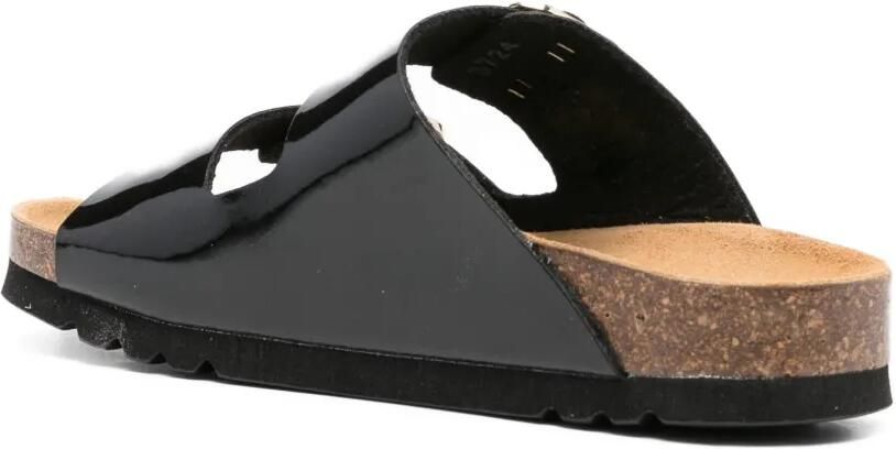 Scholl Sandalen met gelakte afwerking Zwart - Foto 3