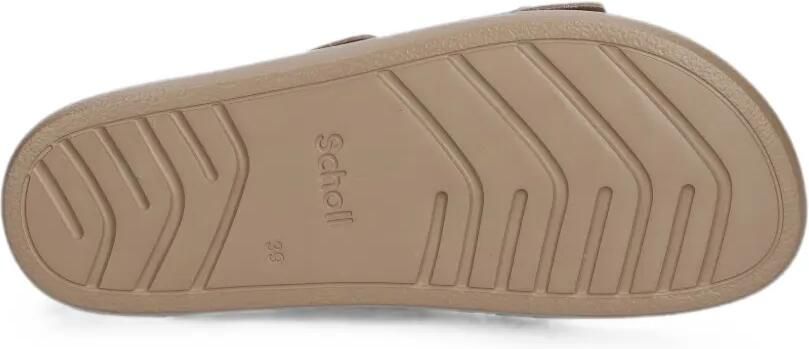 Scholl Slippers met dubbele bandjes en gespsluiting Beige - Foto 5