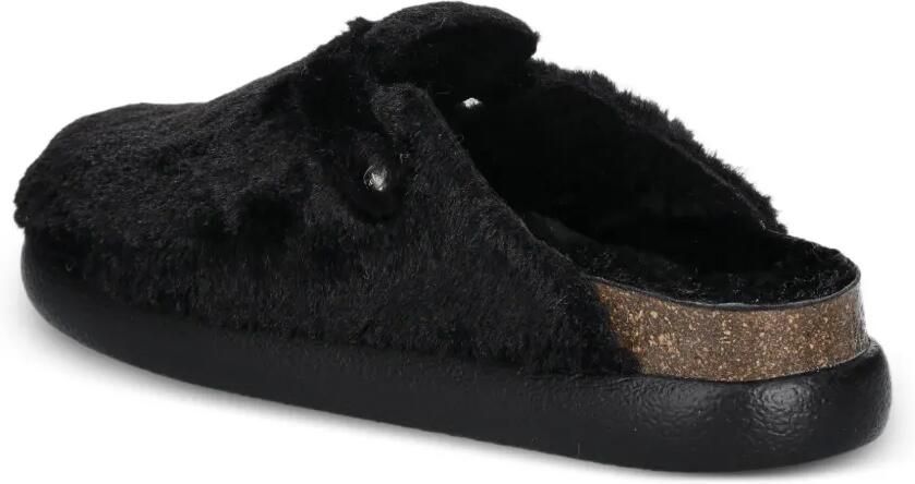 Scholl Slippers met gespdetail Zwart - Foto 2