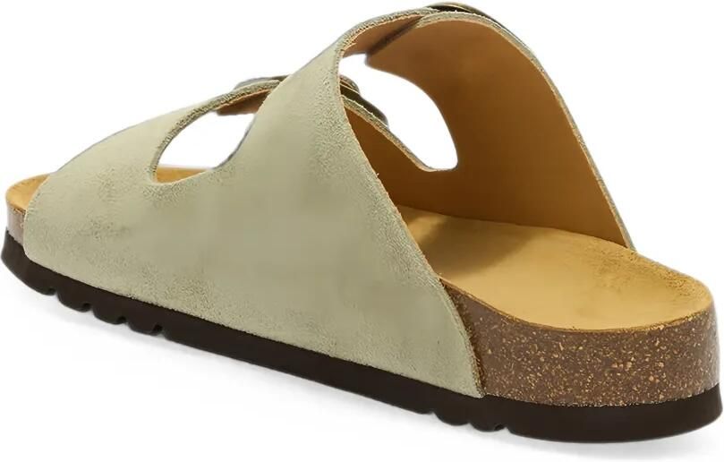 Scholl Suède sandalen met gespsluiting Groen - Foto 2