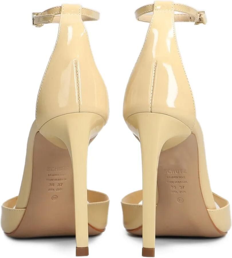 Schutz 100 mm Scarlett sandalen met gelakte afwerking Beige - Foto 2
