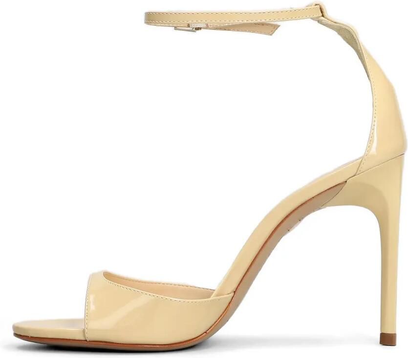 Schutz 100 mm Scarlett sandalen met gelakte afwerking Beige - Foto 5