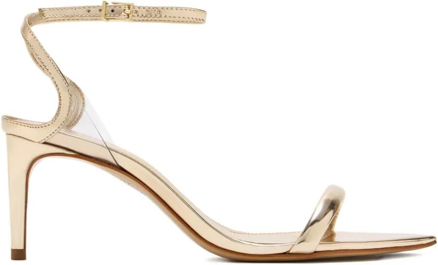 Schutz 50 mm Prya metallic sandalen met enkelbandje Goud
