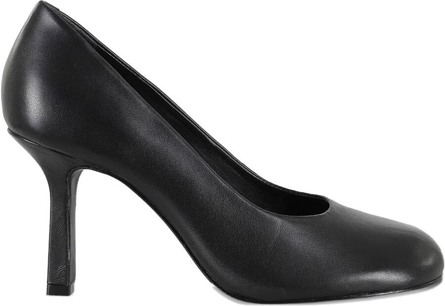 Schutz 96 mm Brigitte pumps met vierkante neus Zwart