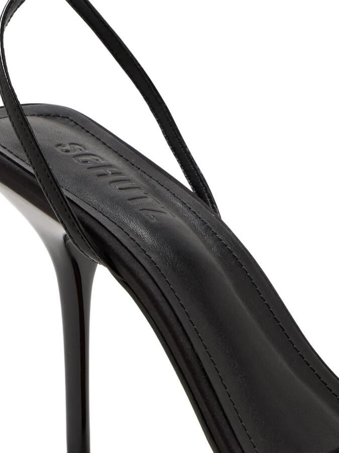 Schutz Elodie sandalen met enkelbandje Zwart - Foto 2