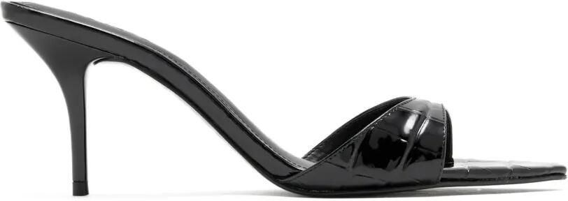 Schutz Elodie sandalen met krokodillen-reliëf Zwart