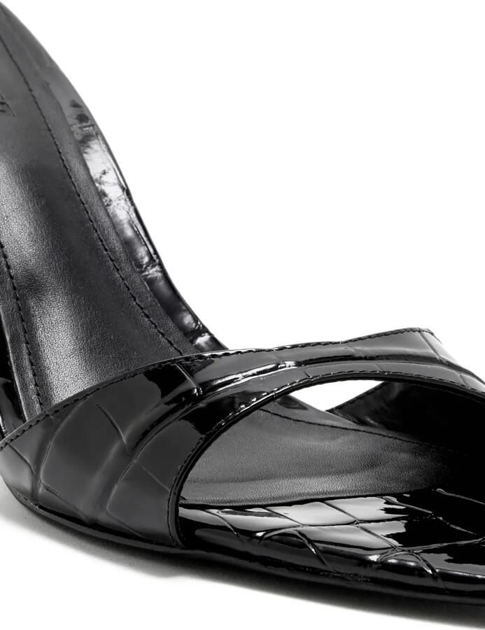 Schutz Elodie sandalen met krokodillen-reliëf Zwart - Foto 2