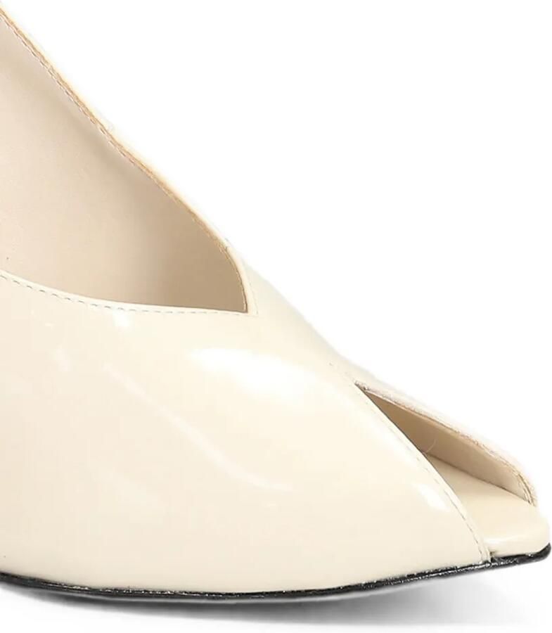 Schutz Lakleren pumps met open neus Wit - Foto 3