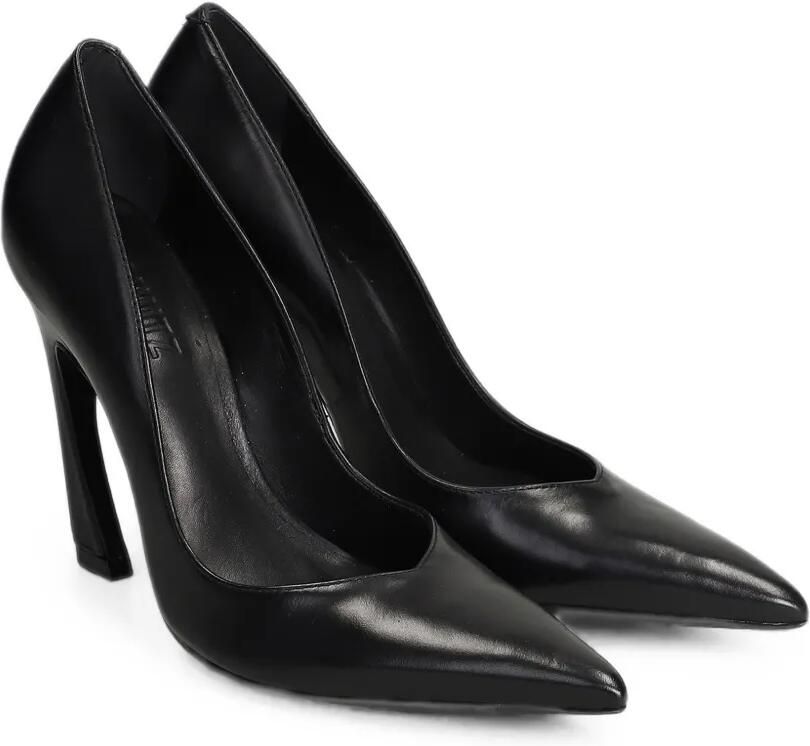 Schutz Lexi pumps met sculpturale hak en puntige neus Zwart - Foto 4