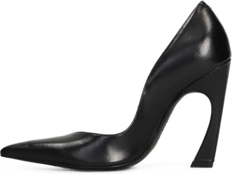 Schutz Lexi pumps met sculpturale hak en puntige neus Zwart - Foto 5