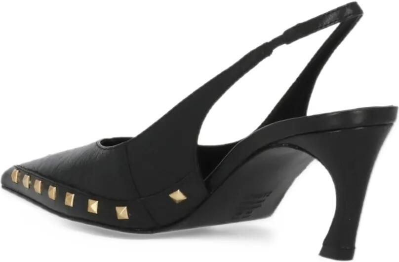 Schutz Lexi stud-embellished slingback pumps Zwart - Foto 4