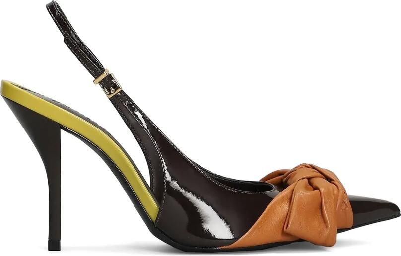 Schutz Liora slingback pumps met strikdetail en hak Bruin