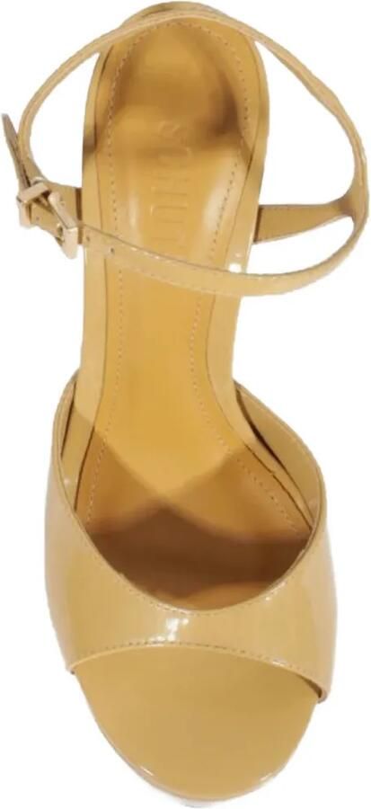 Schutz Luma lakleren sandalen Beige - Foto 4