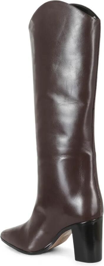 Schutz Maryana pointed-toe leather boots Bruin - Foto 3