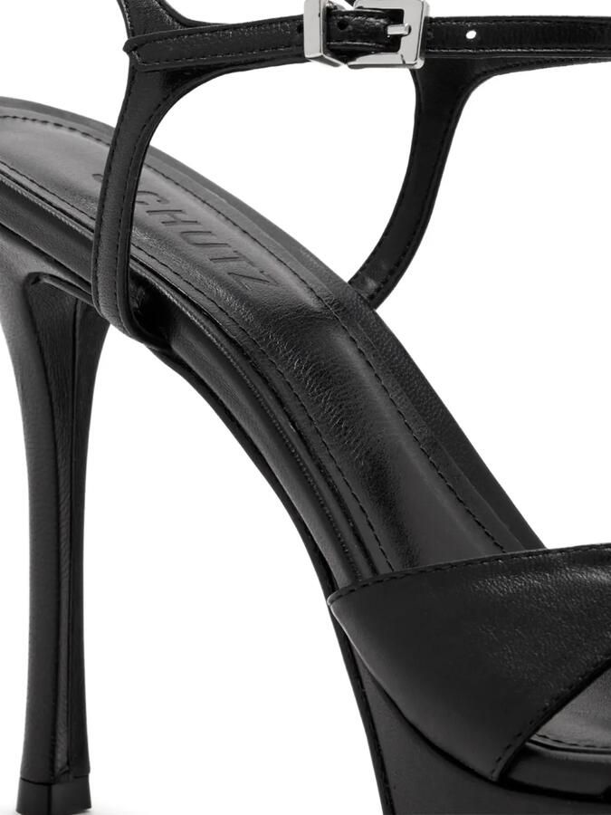 Schutz Maxine sandalen met plateauzool Zwart - Foto 3