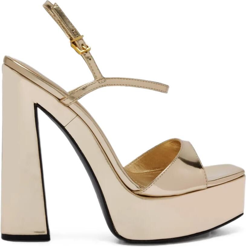 Schutz Metallic sandalen Goud
