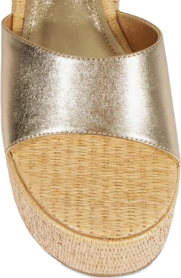 Schutz Metallic sandalen met plateauzool Goud - Foto 3