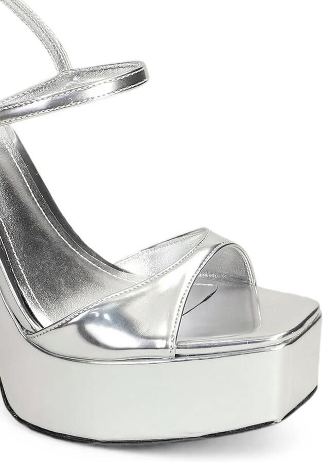 Schutz Metallic sandalen Zilver - Foto 5