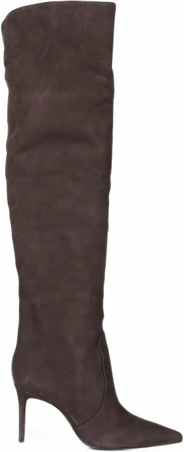 Schutz Mikki pointed-toe over-the-knee boots Bruin
