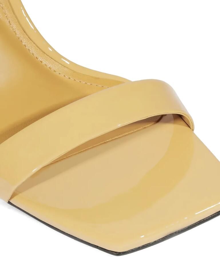 Schutz Sandalen met sculpturale hak en gelakte afwerking Beige - Foto 2