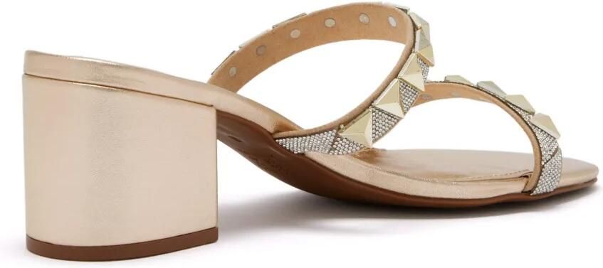Schutz Sandalen met studs en verfraaid met kristallen Goud - Foto 4
