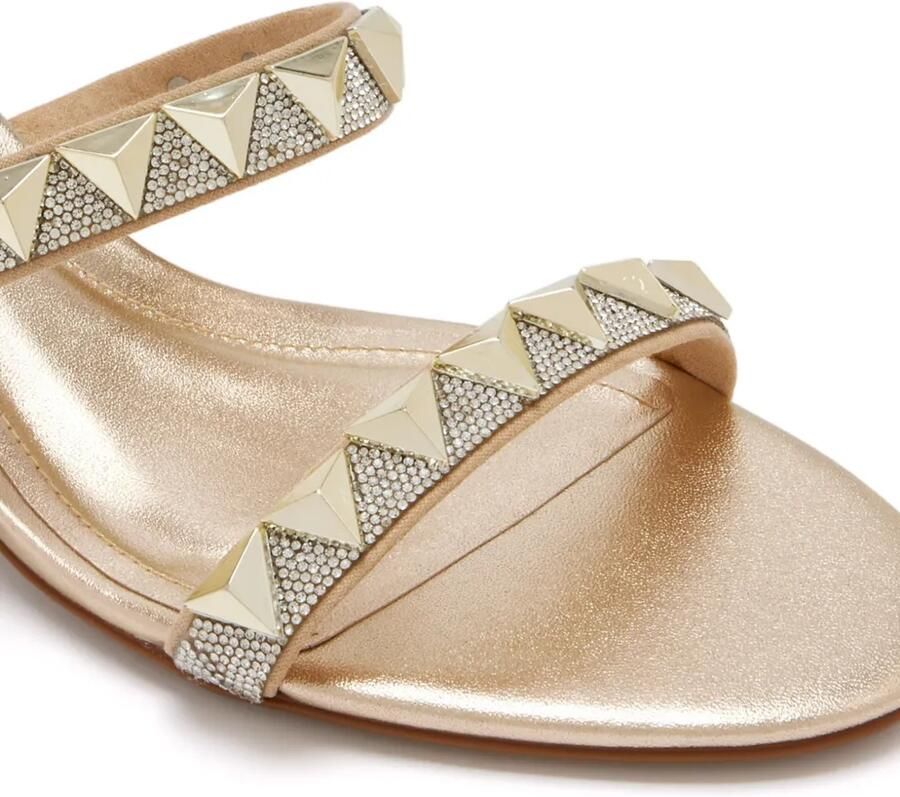 Schutz Sandalen met studs en verfraaid met kristallen Goud - Foto 2
