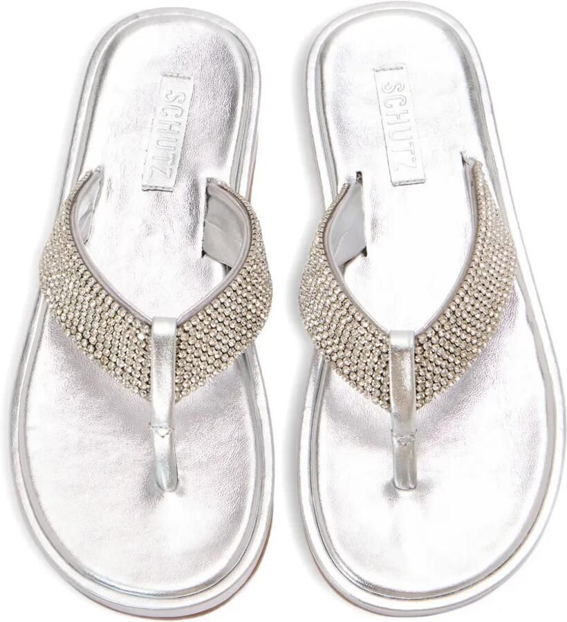 Schutz Sandalen verfraaid met kristallen Zilver - Foto 2