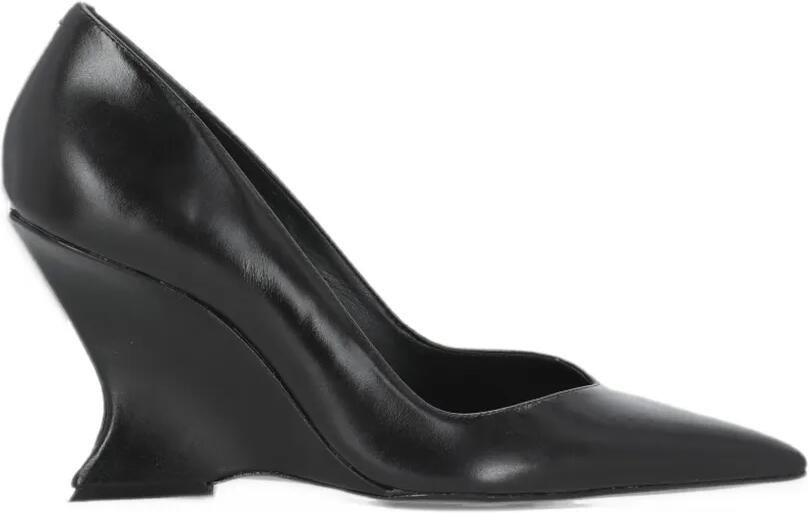 Schutz Siena sculptural-wedge pointed-toe pumps Zwart