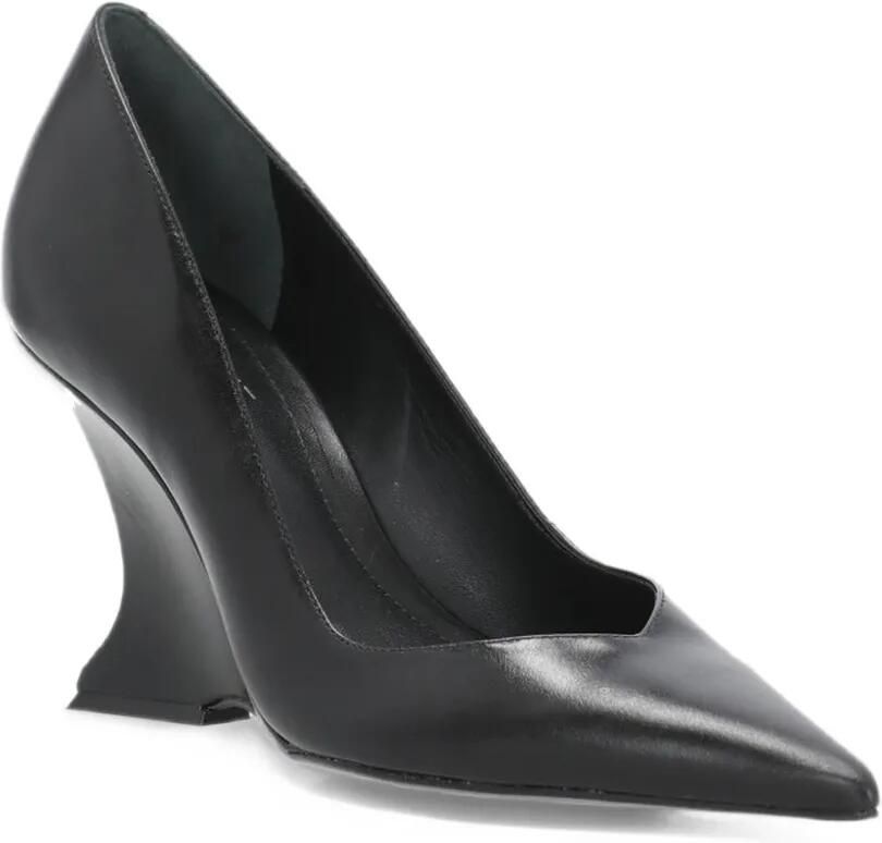 Schutz Siena sculptural-wedge pointed-toe pumps Zwart - Foto 3