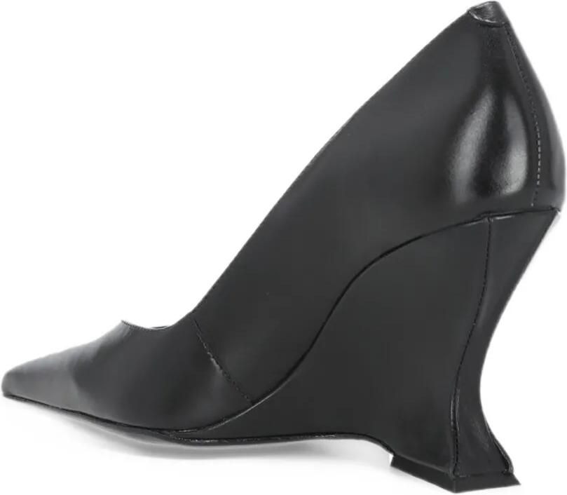 Schutz Siena sculptural-wedge pointed-toe pumps Zwart - Foto 4