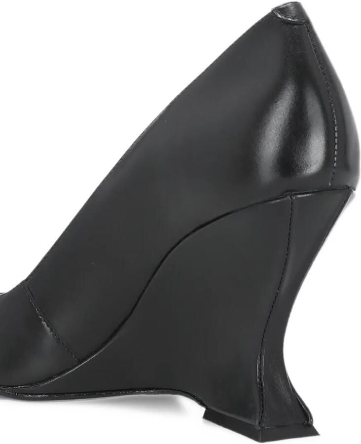 Schutz Siena sculptural-wedge pointed-toe pumps Zwart - Foto 2