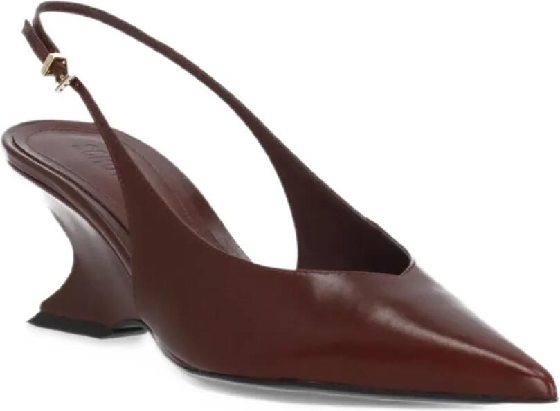 Schutz Siena wedge slingback pumps Bruin