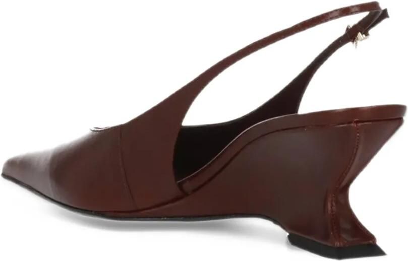 Schutz Siena wedge slingback pumps Bruin - Foto 3