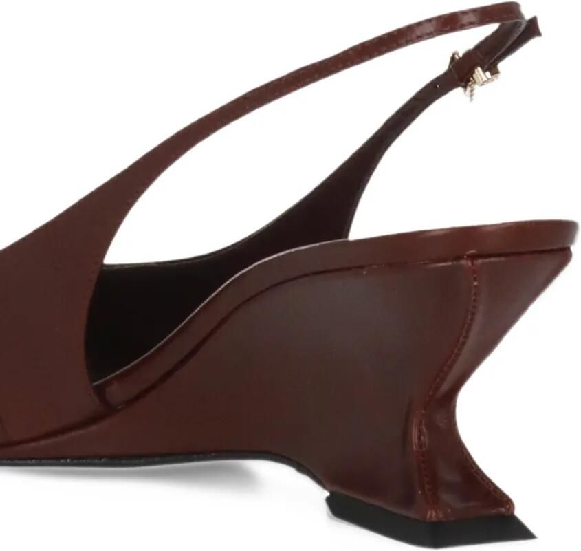 Schutz Siena wedge slingback pumps Bruin - Foto 2
