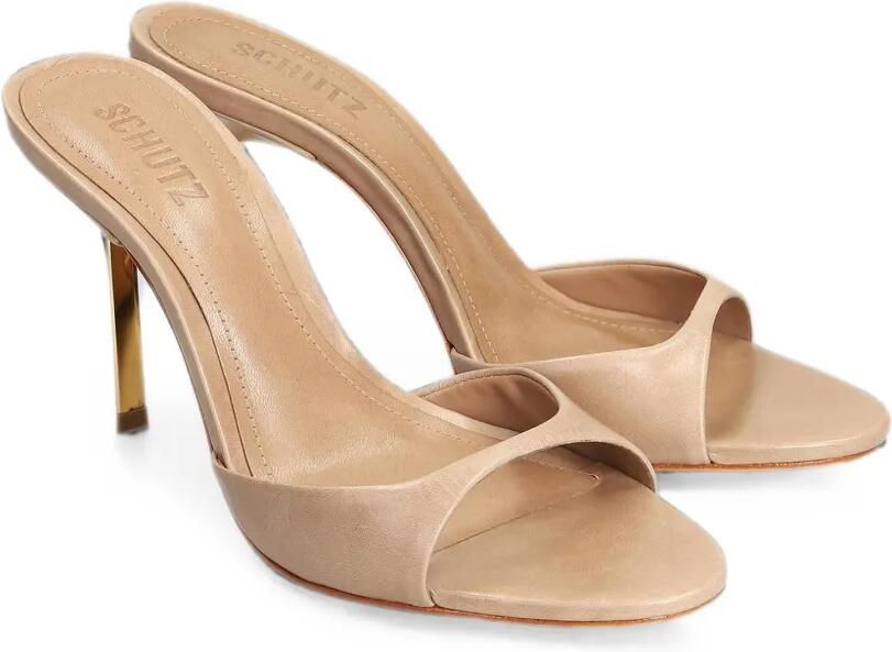 Schutz Stiletto sandalen Beige - Foto 3