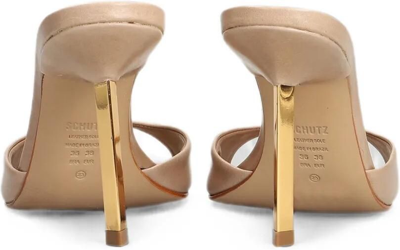 Schutz Stiletto sandalen Beige - Foto 4
