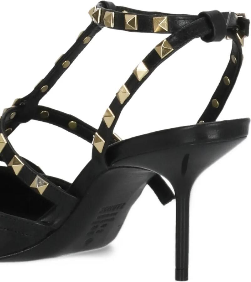 Schutz stud-embellished caged sandals Zwart - Foto 2