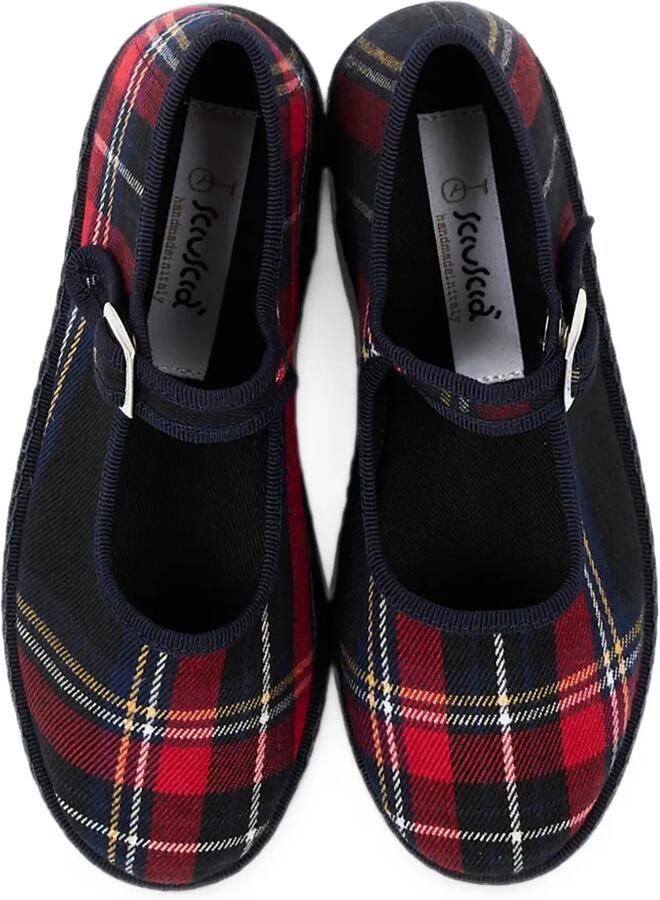 Sciuscià tartan ballet flats Zwart - Foto 2